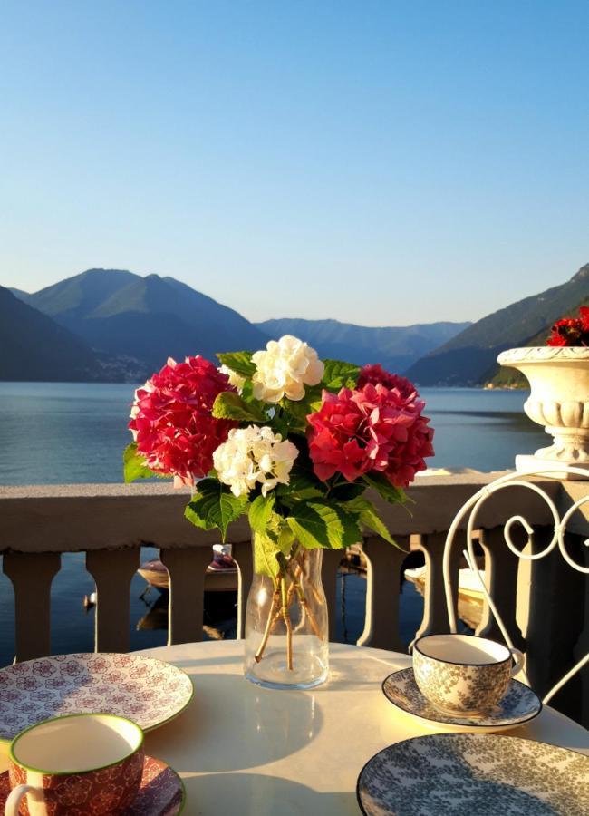 Ortensie & Oleandri Al Lago - By Myhomeincomo Argegno Exteriör bild